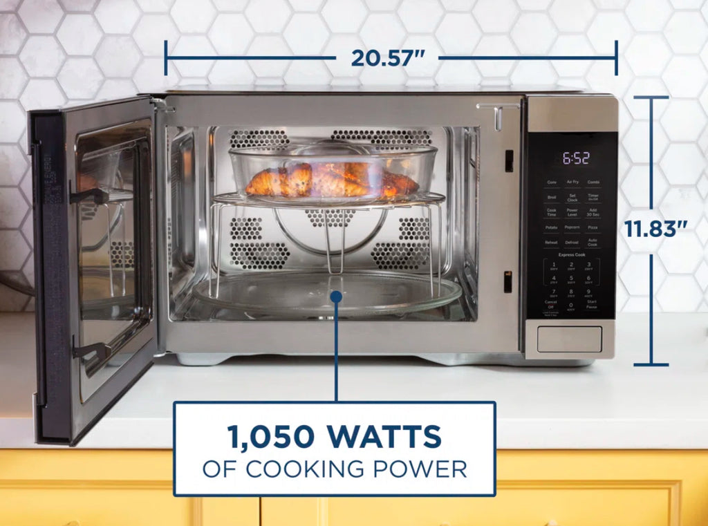 GE 1.0 Cubic Feet Countertop Microwave Oven w/ Air Fry