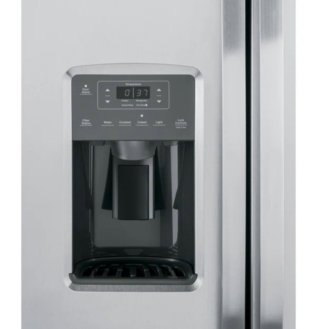 GE 36" 25.3 Cubic Feet Side By Side Refrigerator