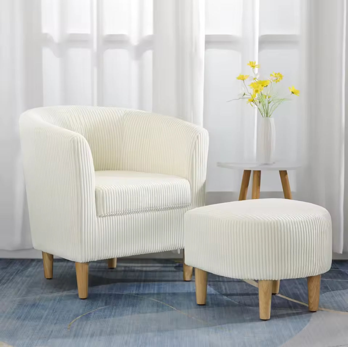 Ottoman Comfy Armchair