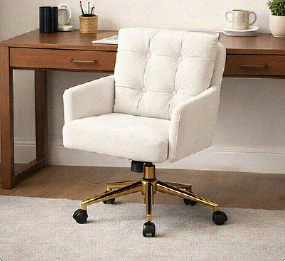 Sophisticated Polyester Office Chair