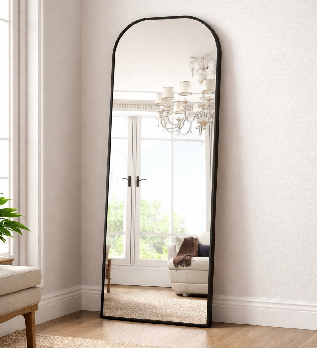 Aluminum Floor & Wall Mirror