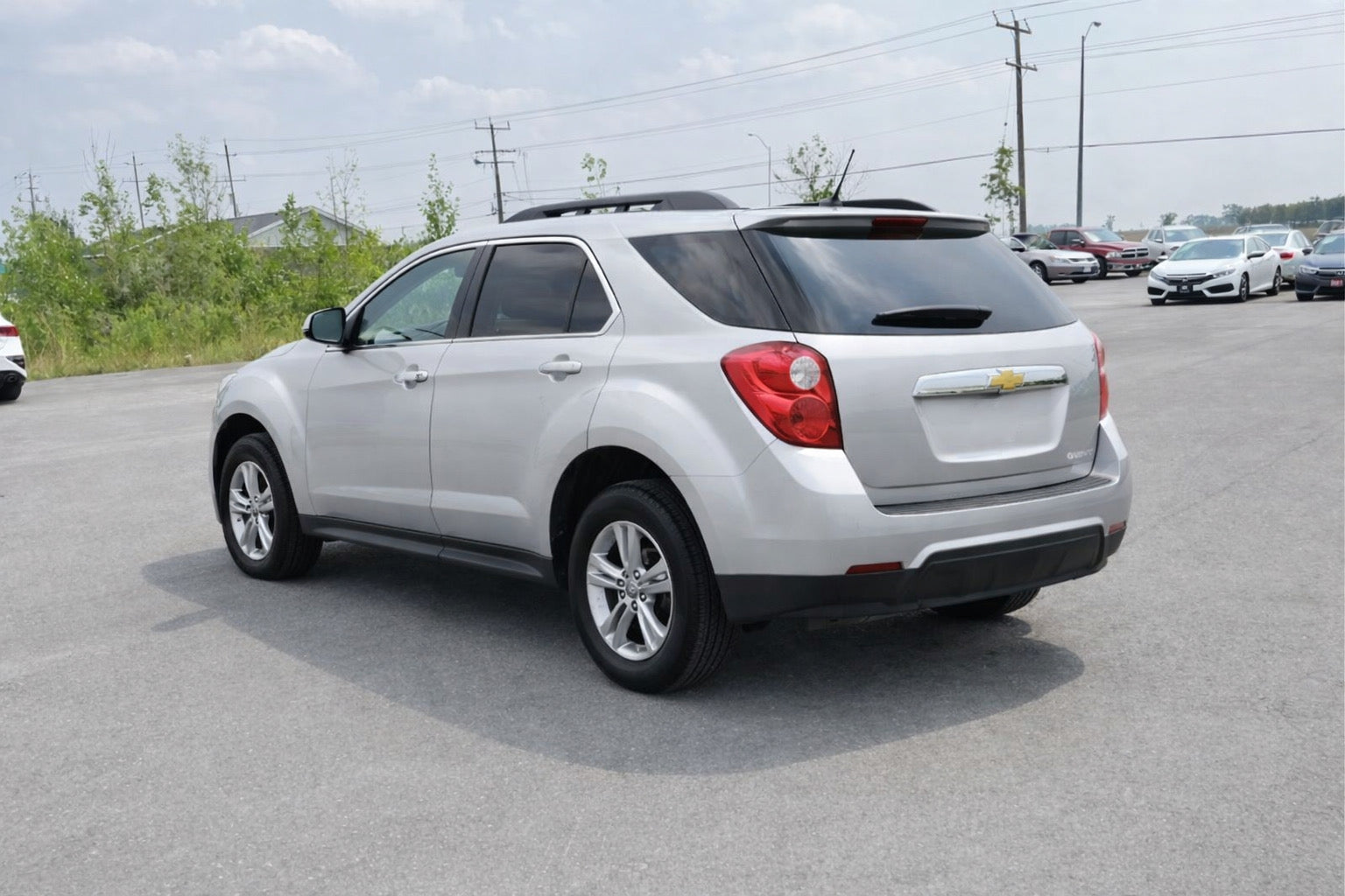 2015 Silver Chevrolet Equinox LT 2WD