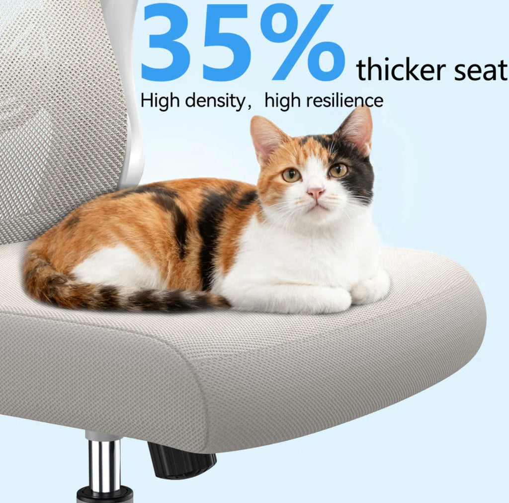 Tall Mesh Chair w/ Adjustable Footrest Ring