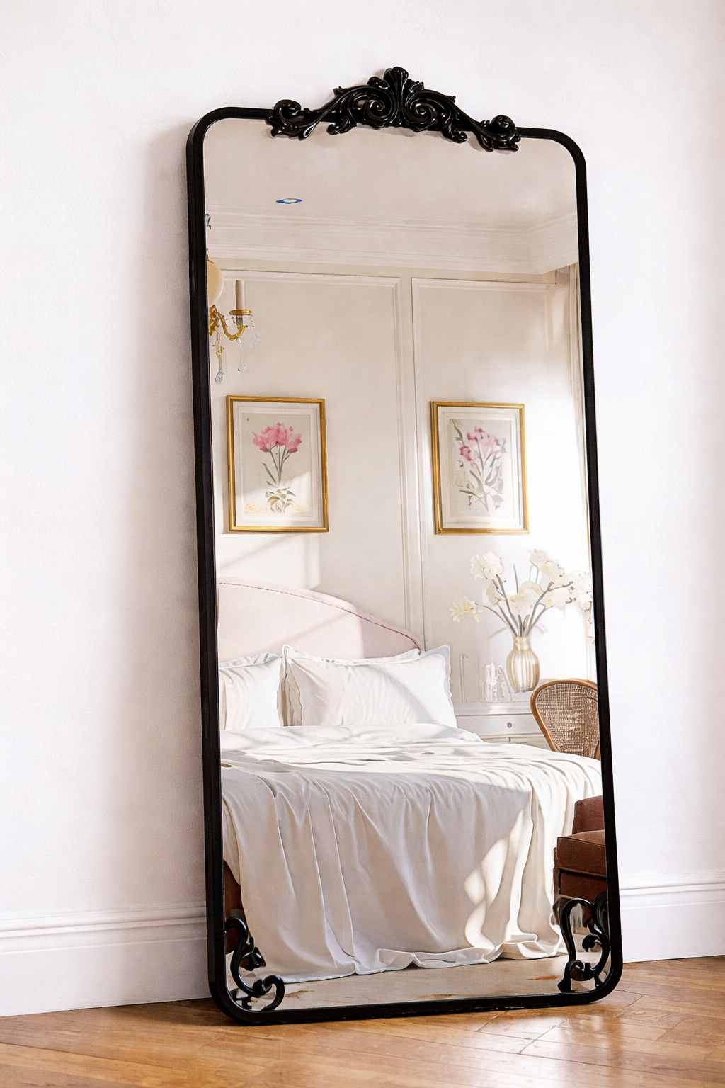 Carved Square Domed Mirror