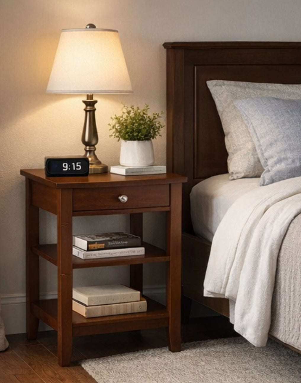 Narrow Bedside Table