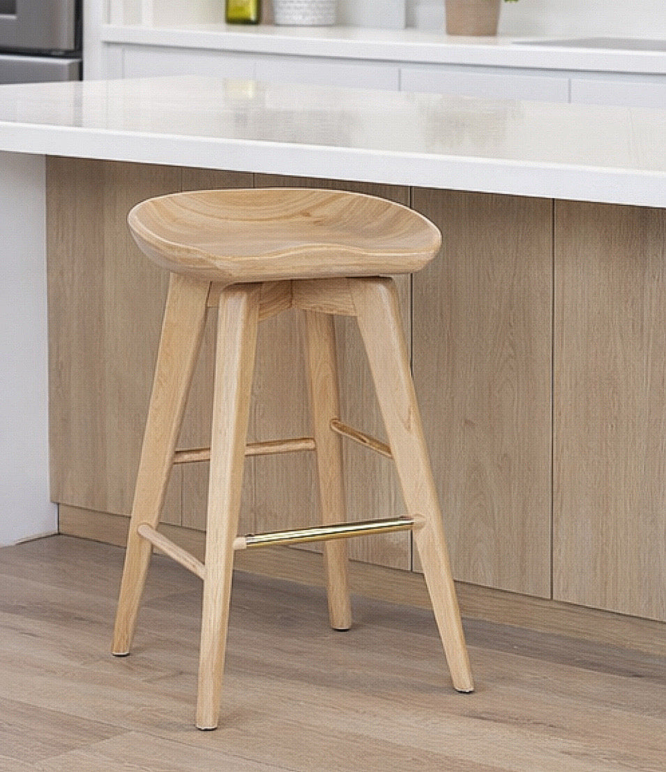 Solid Wood Counter Stool