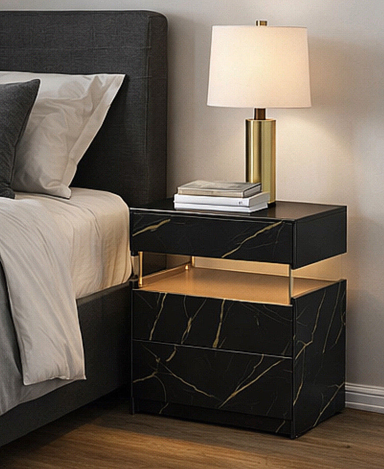 Modern LED Nightstand (Set of 2)