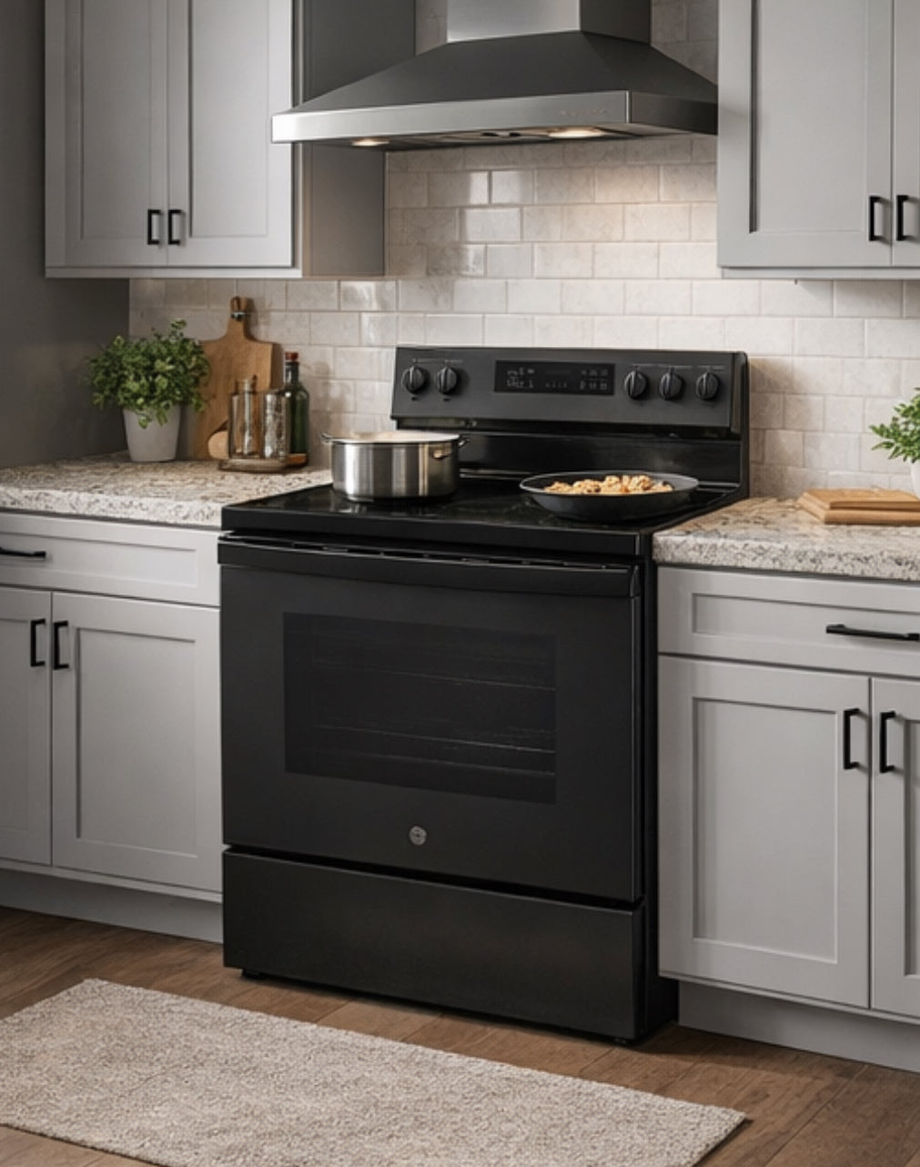 GE 30" Self & Steam Cleaning Electric Stove