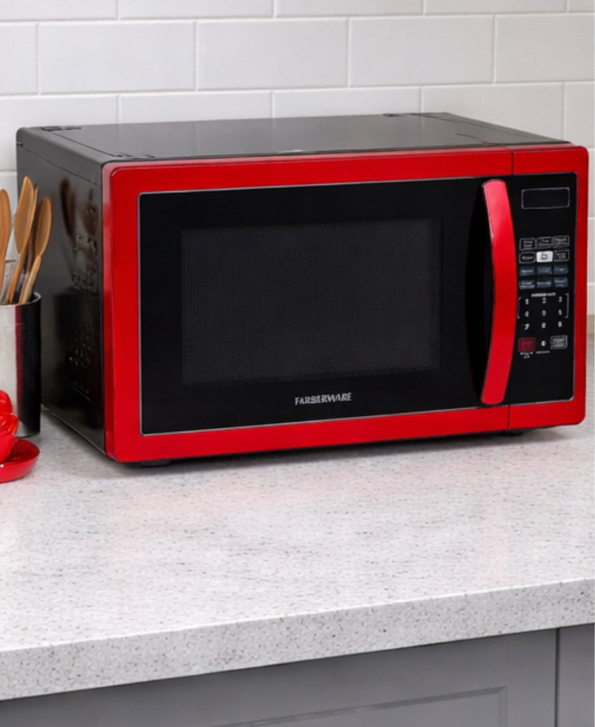 Farberware 1.1 Cubic Feet Countertop Microwave Oven w/ Child Lock