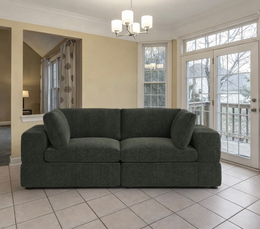 Corduroy Loveseat