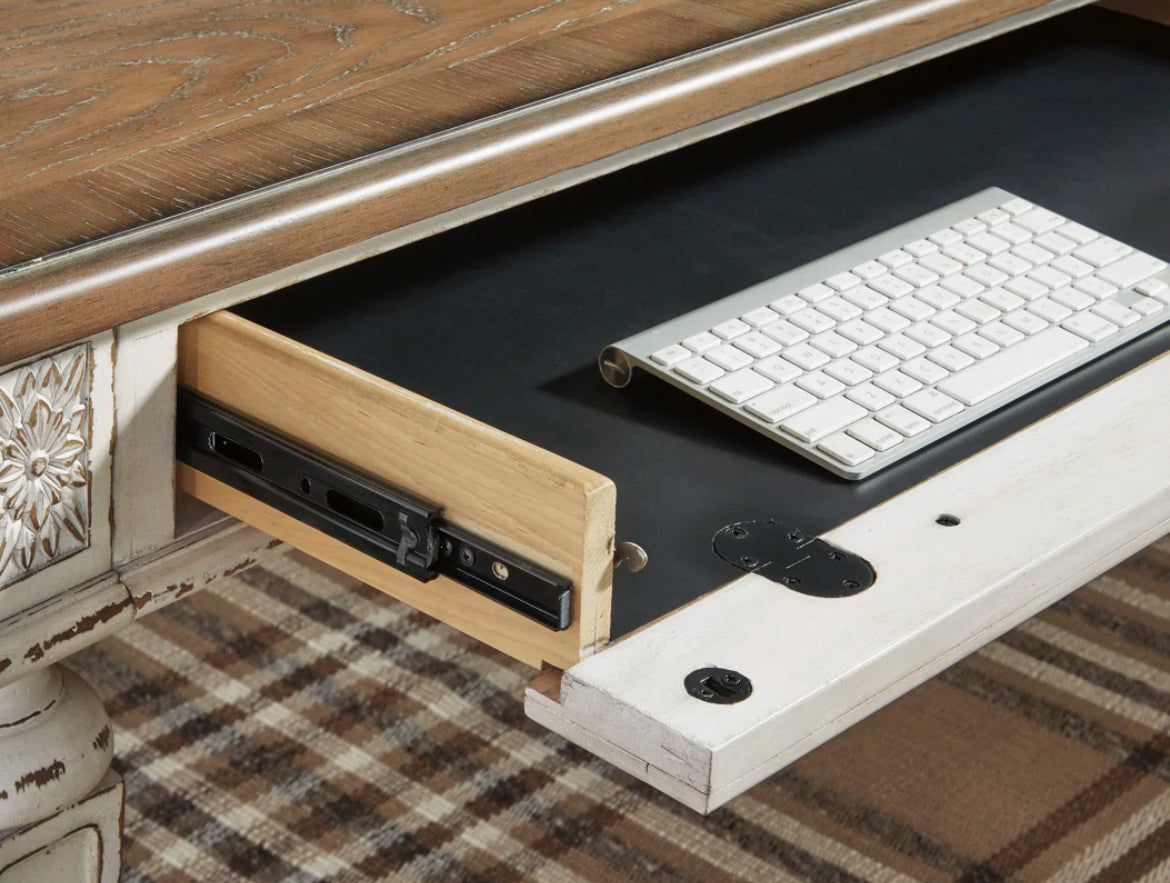 60” Writing Desk w/ Power Outlets