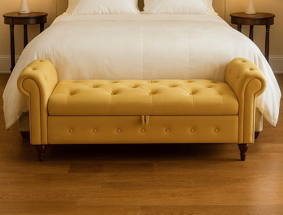 63" King-Size Storage Bench