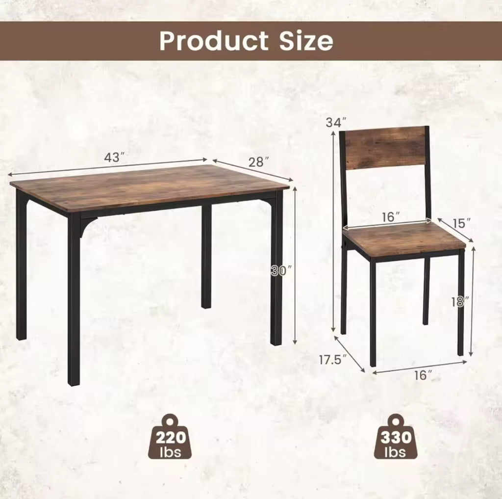 Kitchen Table Set for 4