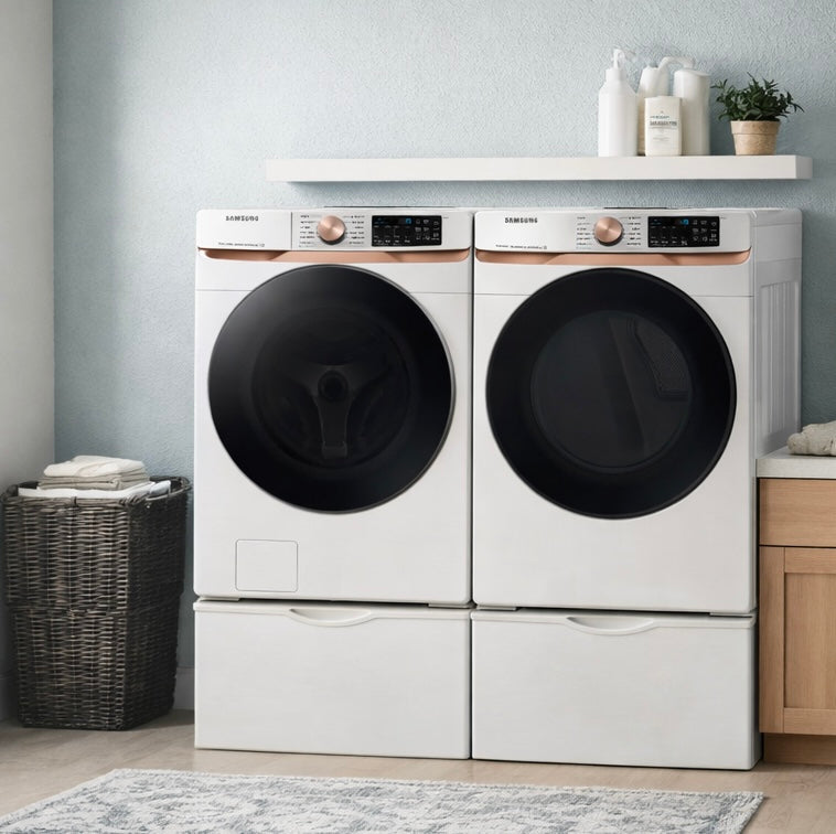 Samsung Front Load Washer & Dryer w/ Sensor Dry