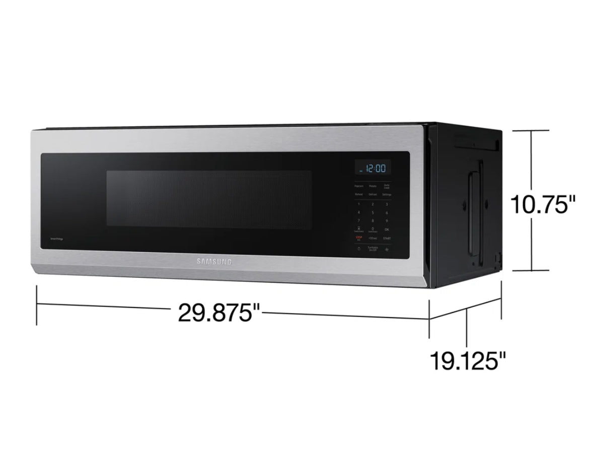 Samsung 1.1 Cubic Feet Smart Over-the-Range Microwave w/ Wi-Fi