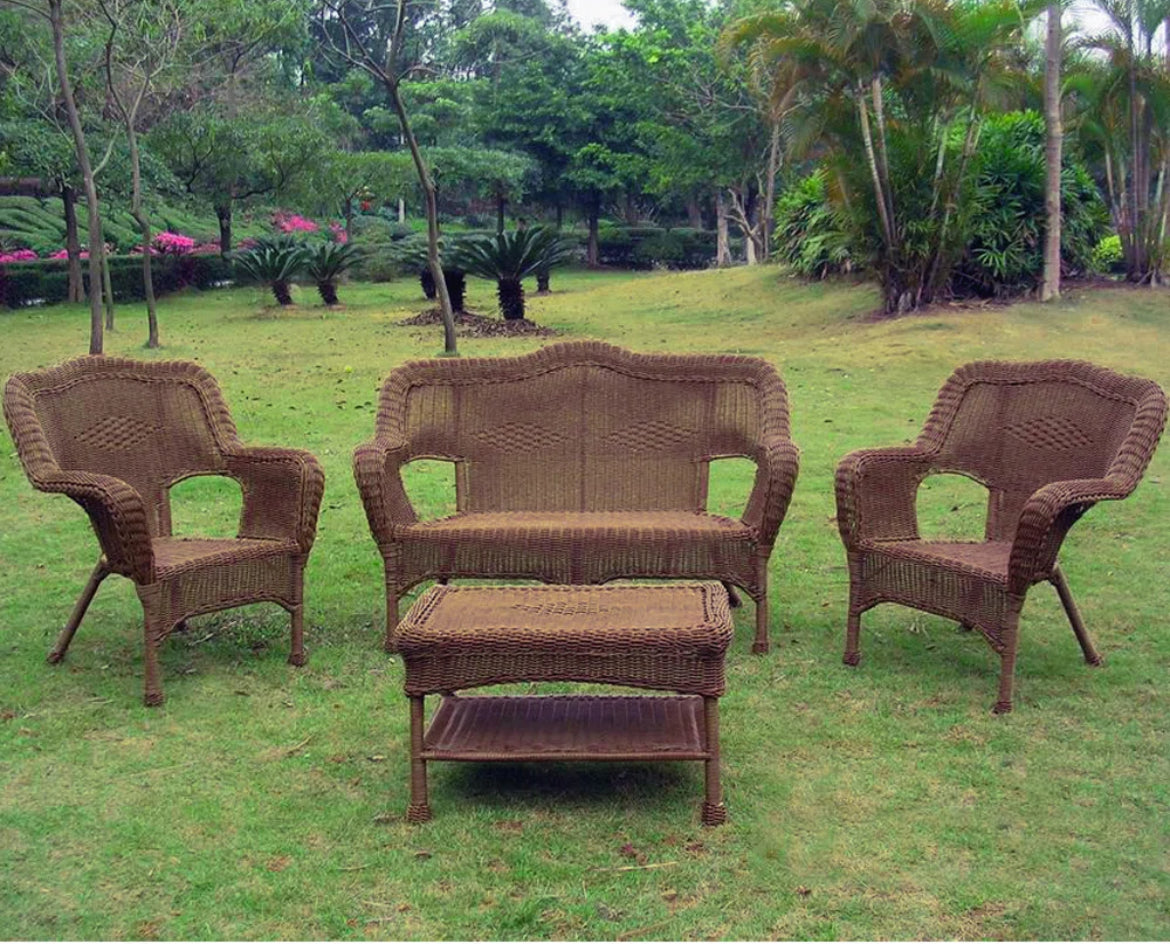 Rattan Conversation Patio Set