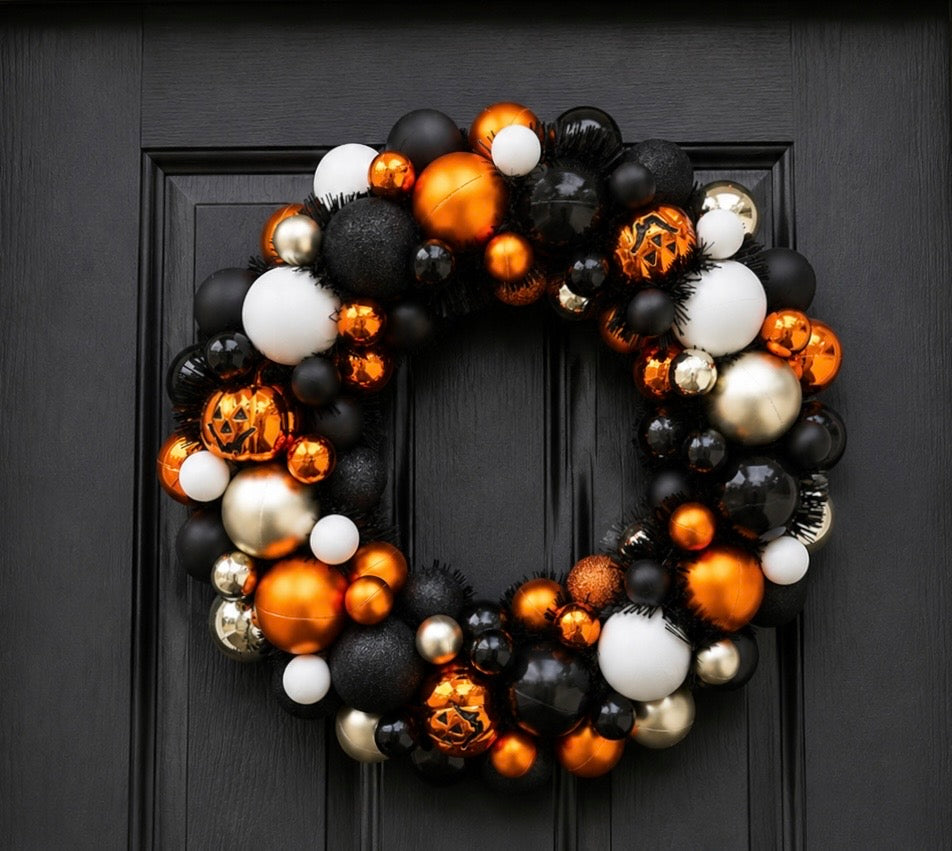 Halloween Ornament Wreath