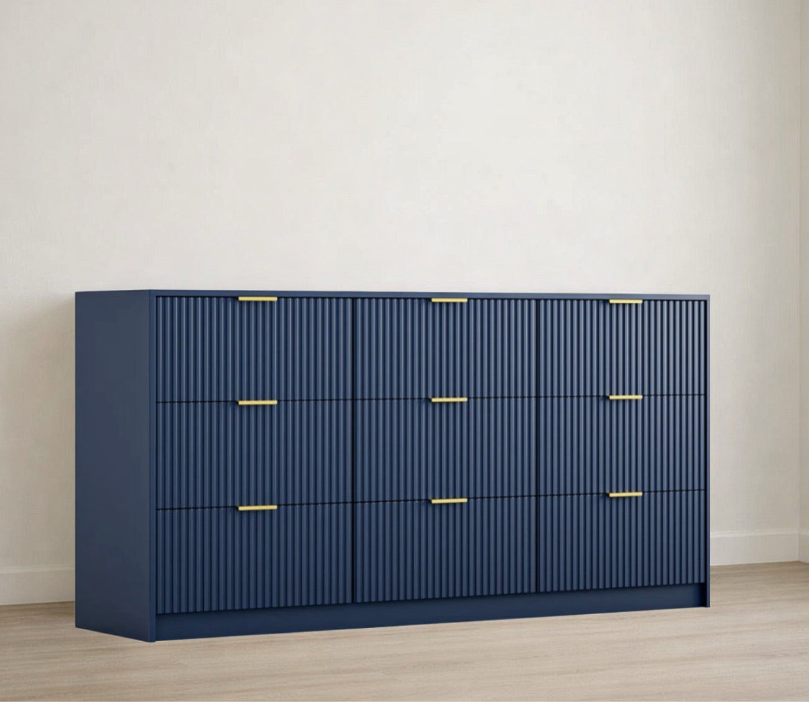 9-Drawer Modern Dresser