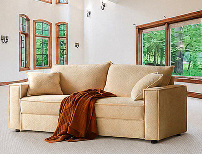 3-Seater Modern Upholstered Sofa