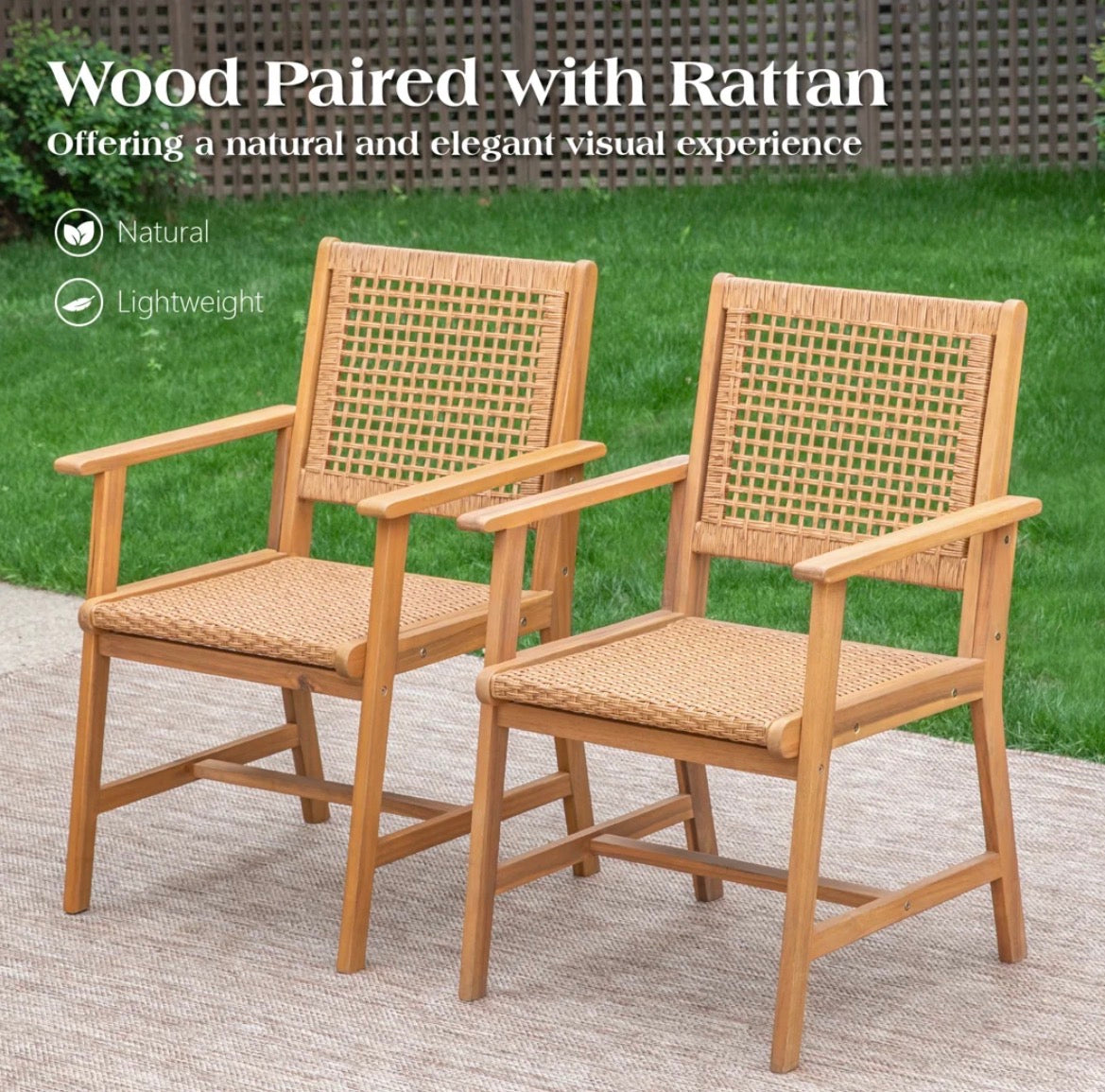 Rattan Outdoor Patio Dining Set