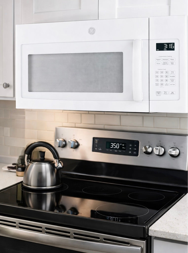 GE 1.6 Cubic Feet Over-The-Range Microwave w/ Recirculating Venting