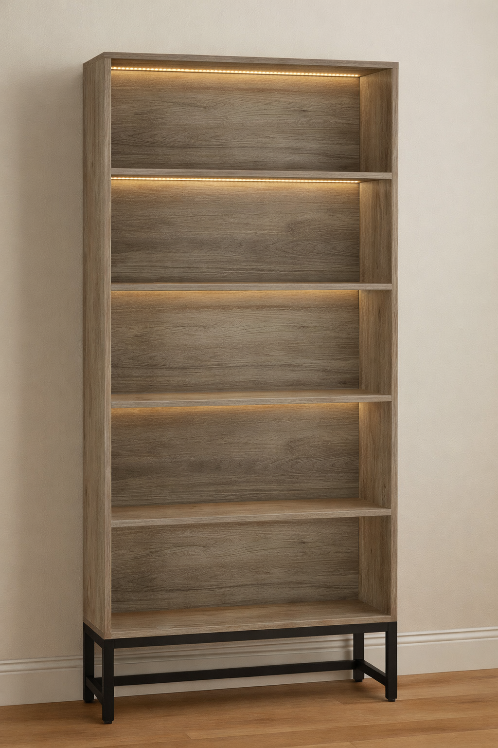 Tall Bookshelf w/ LED Lights