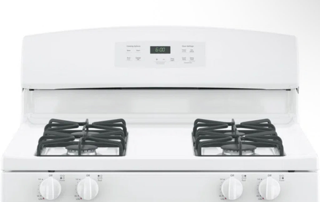 GE 30" 4.8 Cubic Feet Gas Stove w/ Safety Lock