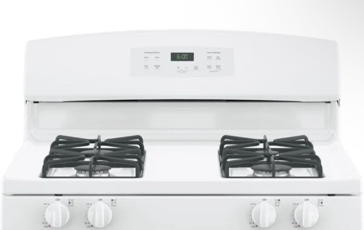 GE 30" 4.8 Cubic Feet Gas Stove w/ Safety Lock