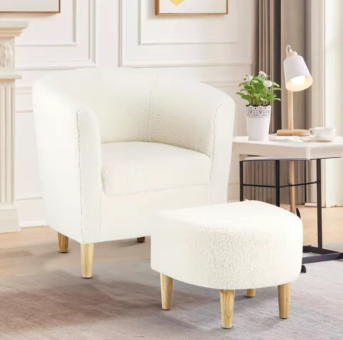 Ottoman Comfy Armchair