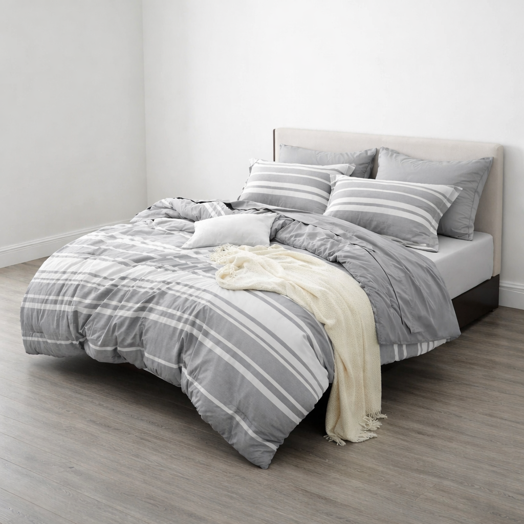 Striped Comforter Set