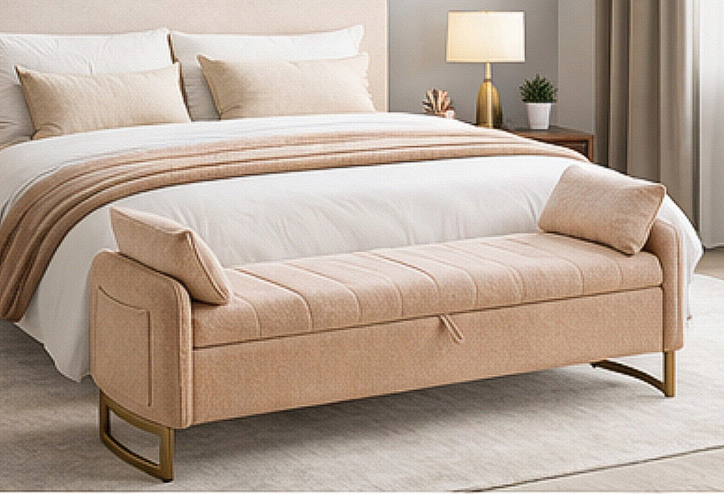 66" King-Size Storage Bench