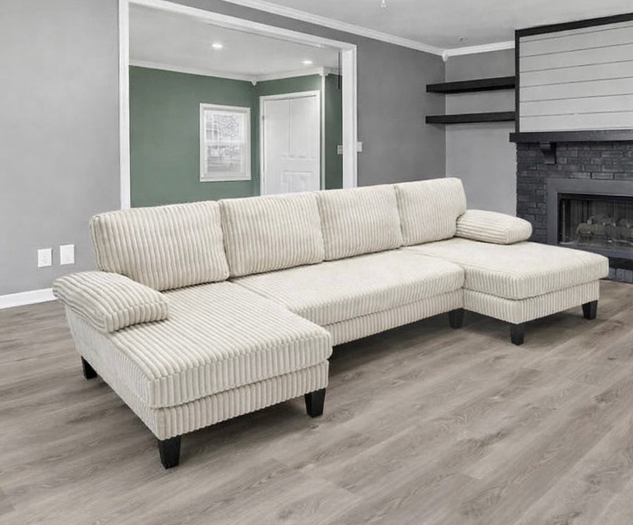 U-Shaped Modular Sectional Sleeper Sofa