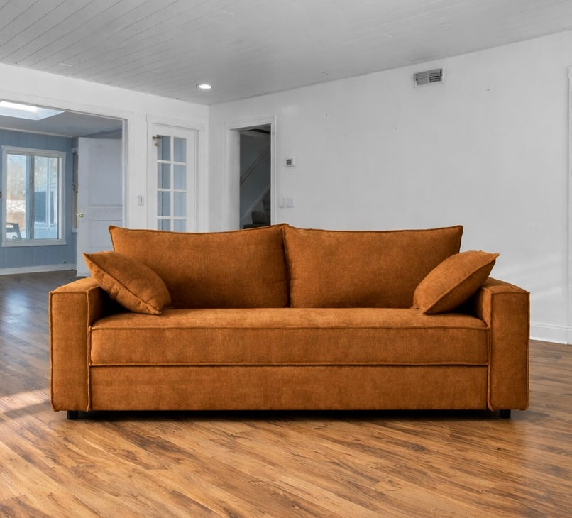 3-Seater Modern Upholstered Sofa
