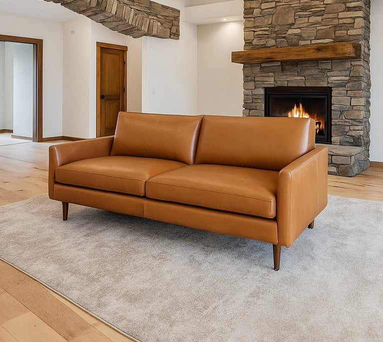 Classic Leather Sofa