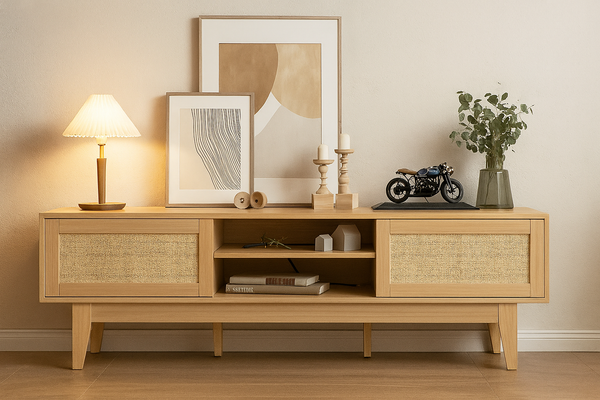 Rattan TV Stand