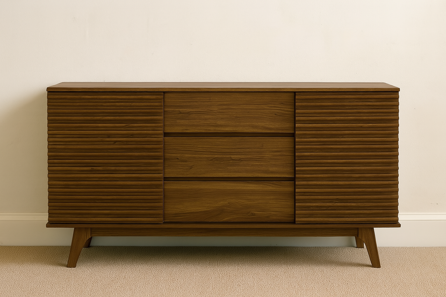 Modern Wood TV Stand