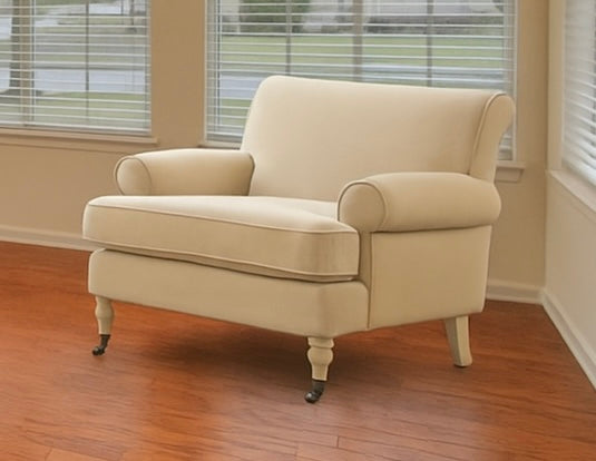 Fawn Velvet Chair