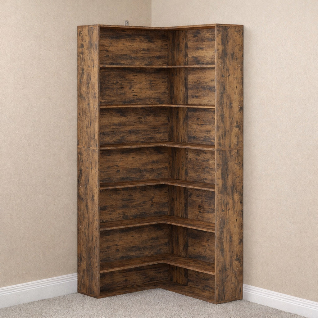 L-Shaped Corner Bookcase