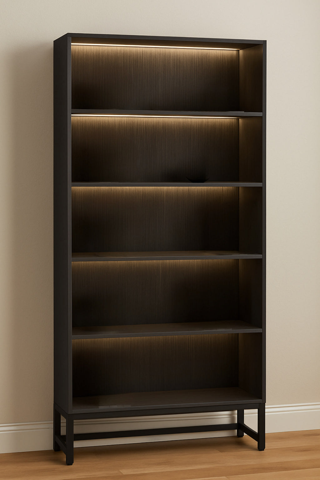 Tall Bookshelf w/ LED Lights