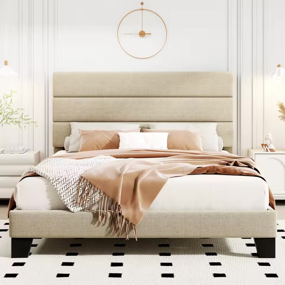 Linen Bed Platform