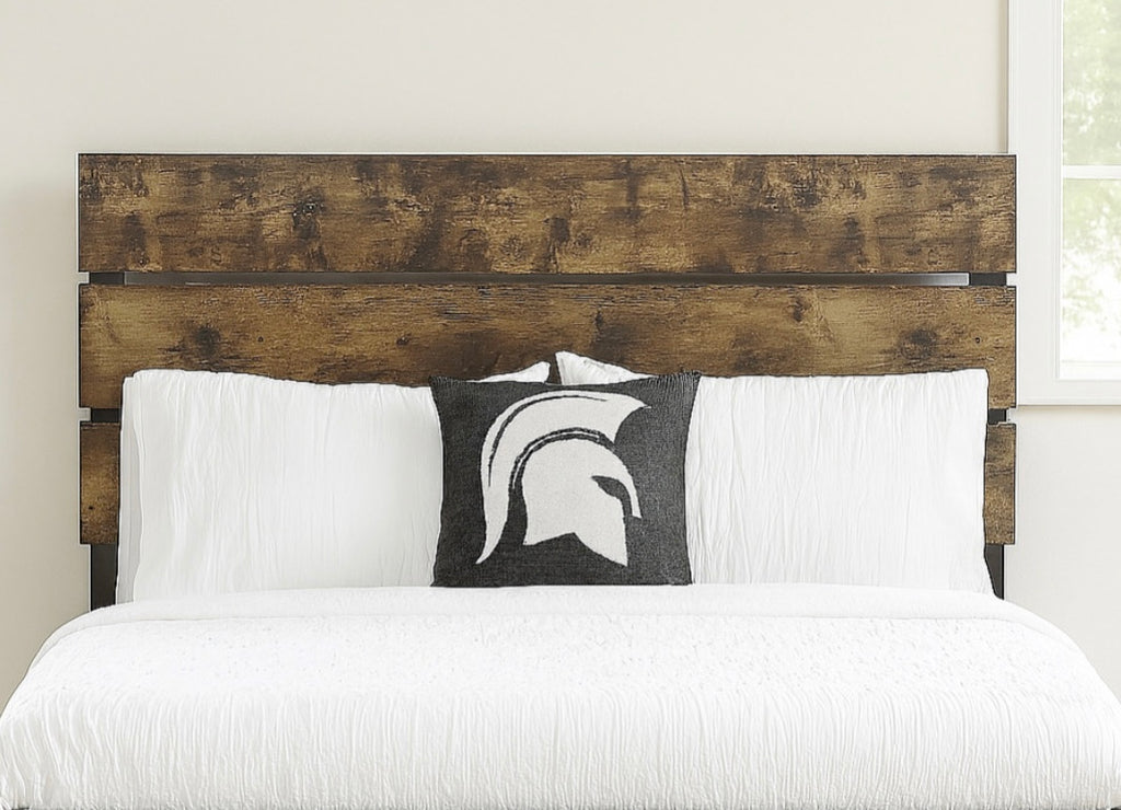 Rustic Wooden Headboard