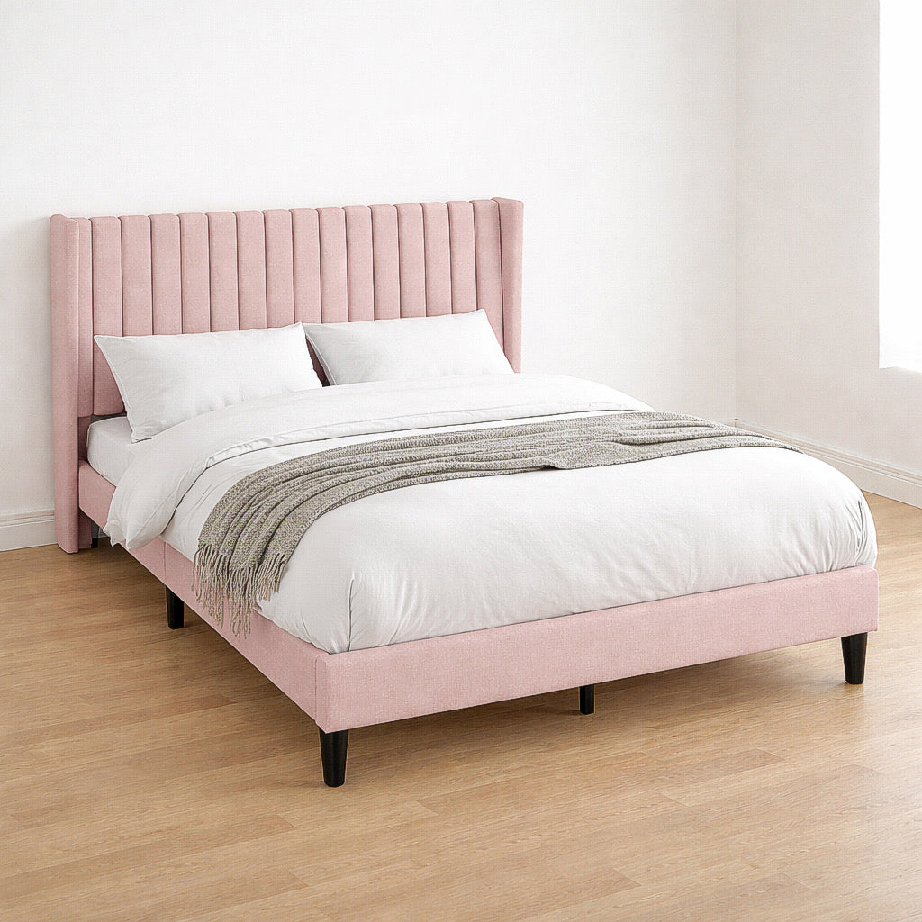 Bed Frame w/ Wing Side
