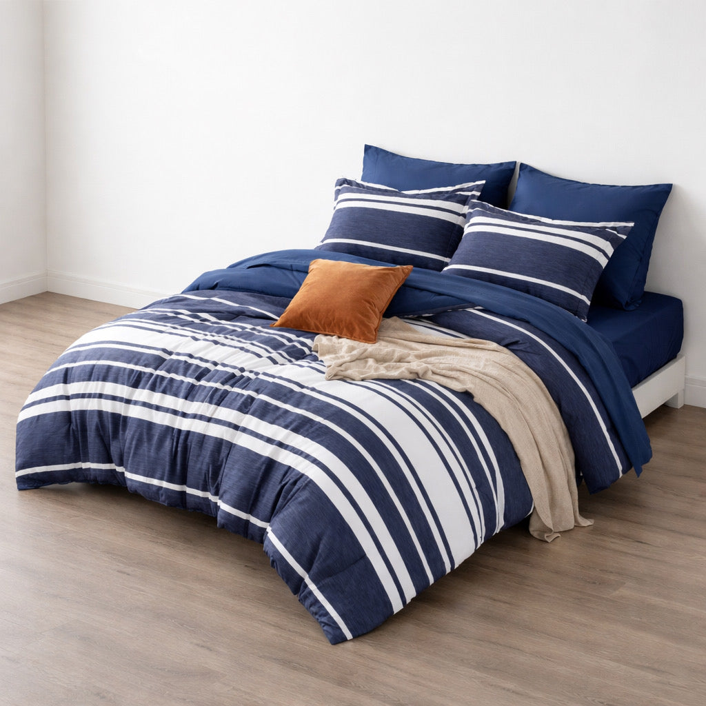 Striped Comforter Set