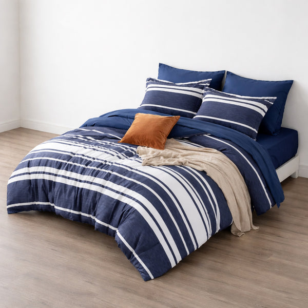 Striped Comforter Set