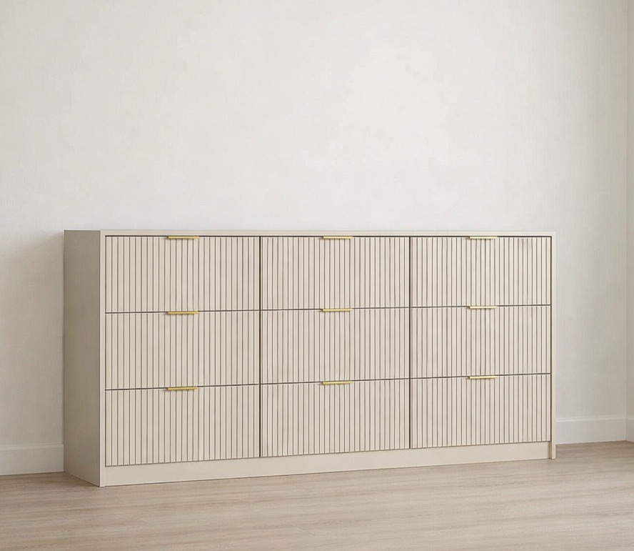 9-Drawer Modern Dresser