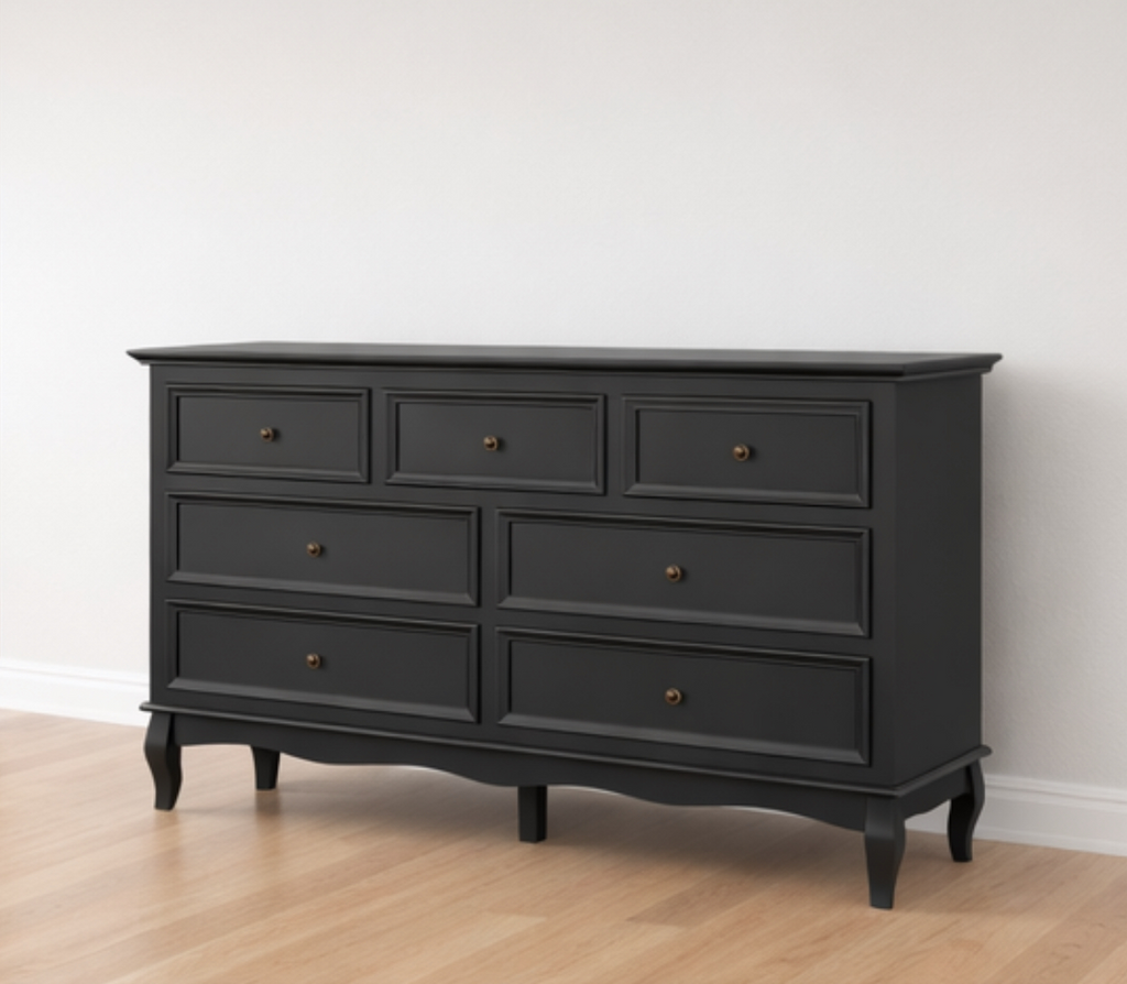 7-Drawer Antique Dresser