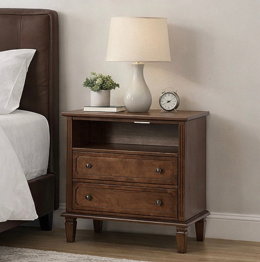 Traditional Wood Nightstand