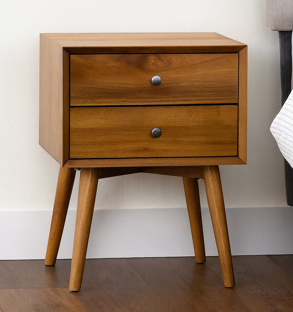 Edgemod Bedside Table w/ 2 Drawers