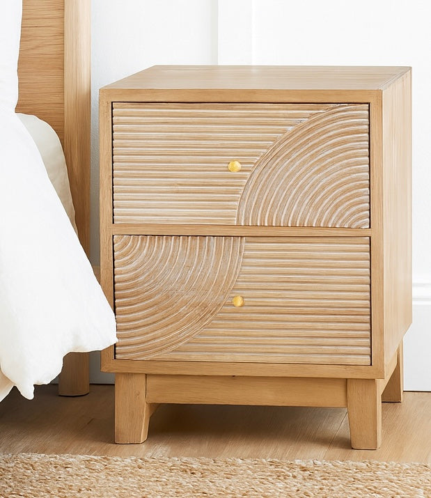 Ring-Patterned Nightstand