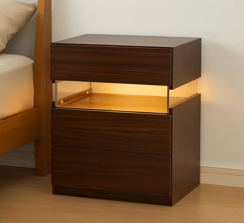 Modern LED Nightstand (Set of 2)